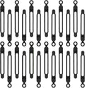 24Pcs Silicone Cord Ties, Cable Straps, Multipurpose Elastic Cord Organizer, Cord Ties for Electrical Cords, Charging Cord Organizer, Charger Computer Headphone Mouse Cable Ties Reusable