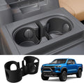 Maxzina Cup Holder Compatible with 2023-2025 Chevrolet Colorado GMC Canyon Car Center Console Cup Holder Silicone Insert Storage Box Interior Armrest Organizer for 2024 Chevy Colorado Accessories