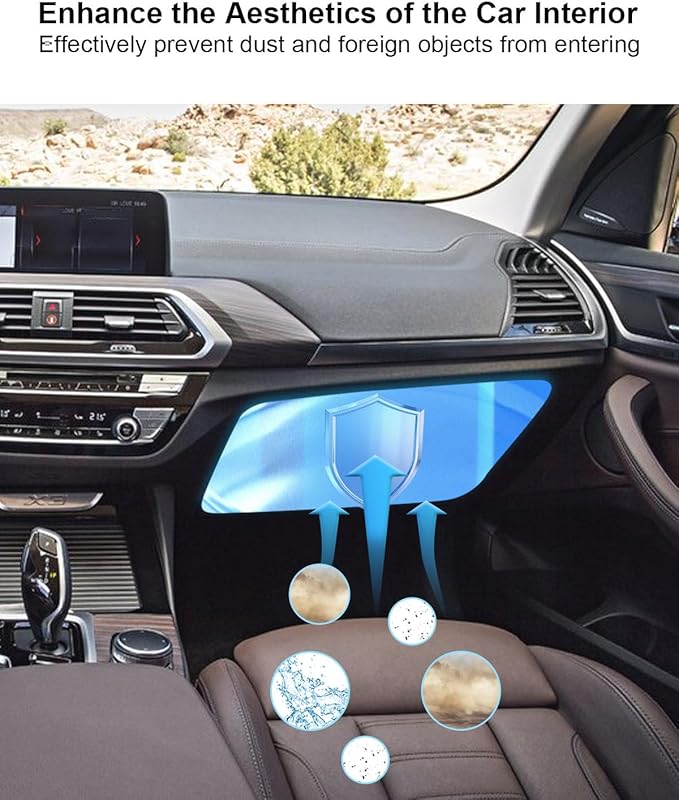 51166839000 Dash Glove Box Door Lid Cover Compatible With BMW X3 F25 2011-2017 X4 F26 2015-2018 Replace 51-16-6-839-000 51169242086, Glove Compartment Lid,Black
