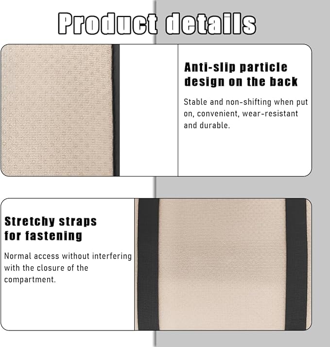 Bling Crown Car Center Console Mats, Anti-Slip and Waterproof Crystal Car Armrest Pad Protector, Universal Rustproof Armrest Decor Cushion for Cars & SUVs, Car Accessories (Red)
