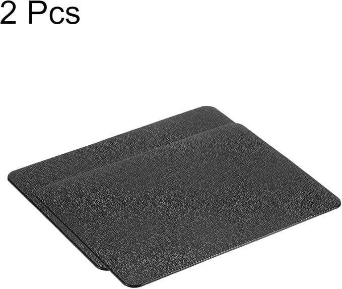 HARFINGTON 2pcs Car Dashboard Anti-Slip Mat 7" x 5" Universal Sticky Dash Pad Washable Reusable Car Non-Slip Mats for Phone Keys Sunglasses Electronic Devices, Black