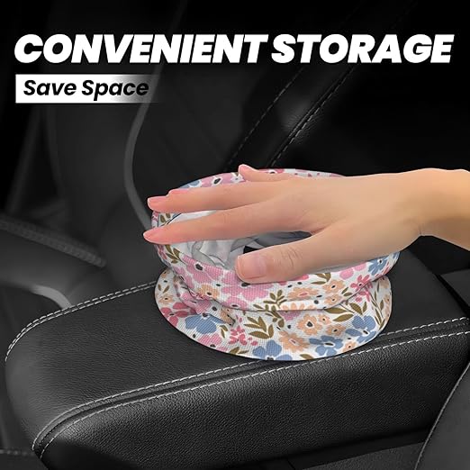 Aueimtia Car Trash Can – Collapsible & Waterproof Hanging Trash Bag, Pop-Up Garbage Bin for Cars, Trucks, Minivans, and Camping – Easy to Install & Clean