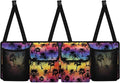 Colorful Palm Car Trunk Organizer Foldable Backseat SUV Organizer Multifunctional Storage Carrying Caddy Tool Tote Bag Storage Bag for Camping