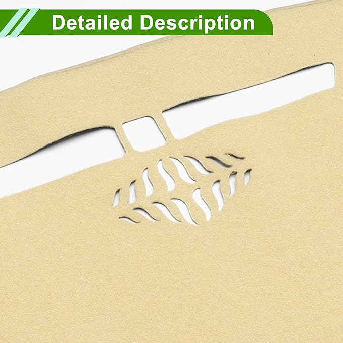 Dashboard Cover for Cadillac XT5 2016-2020 Non-Slip Interior Dash Cover Mat Polyester Silicone