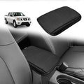 Muslogy Center Console Armrest Cover Compatible with Nissan Frontier 2005-2021 & Nissan Xterra 2005-2015 Accessories Comfort Armrest Pad Cushion Box Lid Cover Vegan Leather Protector Regular Thick