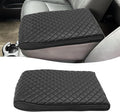 KBH Center Console Armrest Cover for Chevy Silverado & GMC Sierra 1999-2007, Avalanche & Suburban & Tahoe 2002-2006, Vinyl Leather Accessories, Anti-Scratch, Black (Fits Jump Seat Console Only)