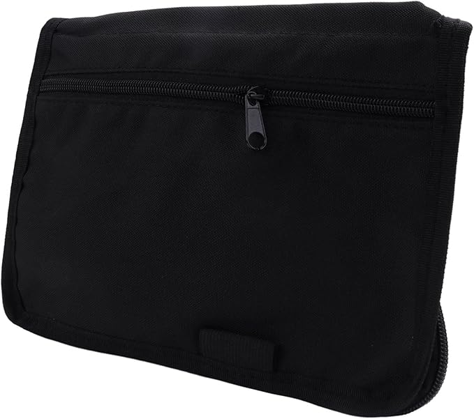 Kqcibz Universal Glove Box Organizer Storage Holder for Manuals Car Documents Glove Bag with Multi Pockets, Black, 500039075