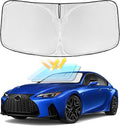 for Lexus is 2021-2026 Windshield Sun Shade-4 Layers Car Sunshade for Lexus IS250 IS350 IS300 IS460 F Sport Front Windows Shade Cover Custom Fit is Sun Visor 240T Shade Blocks UV Rays Car Accessories