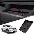 2026 Rogue Lower Console Organizer Rogue 2026 Accessories ABS Material with Coin Storage Under Console Organizer Compatible with 2021 2022 2023 2024 2025 2026 Rogue S/SL/SV/Platinum