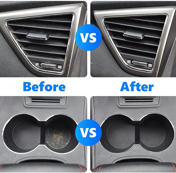 Car Cleaning Gel, Reusable Detailing Putty for Cracks & Vents, Universal Dust Remover for Car Interior, Electronics, Keyboard, Laptop, Multi-Purpose Auto Accessories, Non-Sticky Dust Cleaner Kit