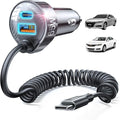 LISEN 65W iPhone 17 Pro Max Car Charger USB C Fast Charging,Super Fast iPhone 16/17 Pro Car Charger Type C Adapter Fit iPhone 17 Air ProMax Plus/16/15,Pixel 10, Galaxy S25/24 Black Kits