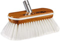 STAR BRITE 8" Premium Cleaning Brush – Synthetic Wood Block with High-Density Star Prene Fibers for Boat Decks, Docks & Tough Surfaces – Fits Extend-A-Brush Handles – Stiff Bristle, White (040172)