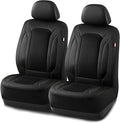 Rubbermaid Leather Mesh Car Seat Covers, Breathable Air Mesh Front Seat Cover, Universal Fit Slip-on Design, Airbag Compatible, Automotive Seat Protector for Most Cars, SUVs, Trucks, Vans-Black