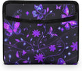 Purple Butterfly Universal Car Side Pocket Organizer, Car Pocket Pouch for Cars Seat, Door, Window, Console, Multifunctional Cars Organizer Accessories for Phone Sunglasses Keys Cards