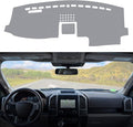 Dashboard Dash Cover Mat Carpet Compatible with 2015-2018 F150(with Center Speaker)