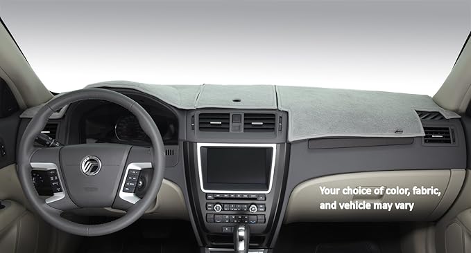 Dashmat - 1718-00-47 DashMat Original Dashboard Cover Chevrolet and GMC (Premium Carpet, Gray)