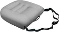 Jokuye Universal Booster Seat Cushion 15.7"x15.7" Portable Height Adjuster with Breathable Mesh & Straps, Posture Support for Driving, Office & Outdoor Use - Gray