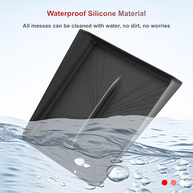 Center Console Silicone Mat for Wireless Charger Compatible with Tesla Model Y Juniper 2025, Silicone Console Phone Charging Pad, Wireless Charging Protector for Model Y Accessories (White)