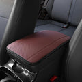Car Center Console Armrest Pad, 12.6X 7.2 Inch PU Leather Waterproof Auto Armrest Seat Box Cover Protector, Car Center Console Cover, Universal Car Interior Accessories for Cars, Trucks, SUVs