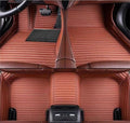 Custome Car Mats Accessories All Weather Floor mats Compatible with Automotive Floor Mats Passenger car mats (3D Brown)