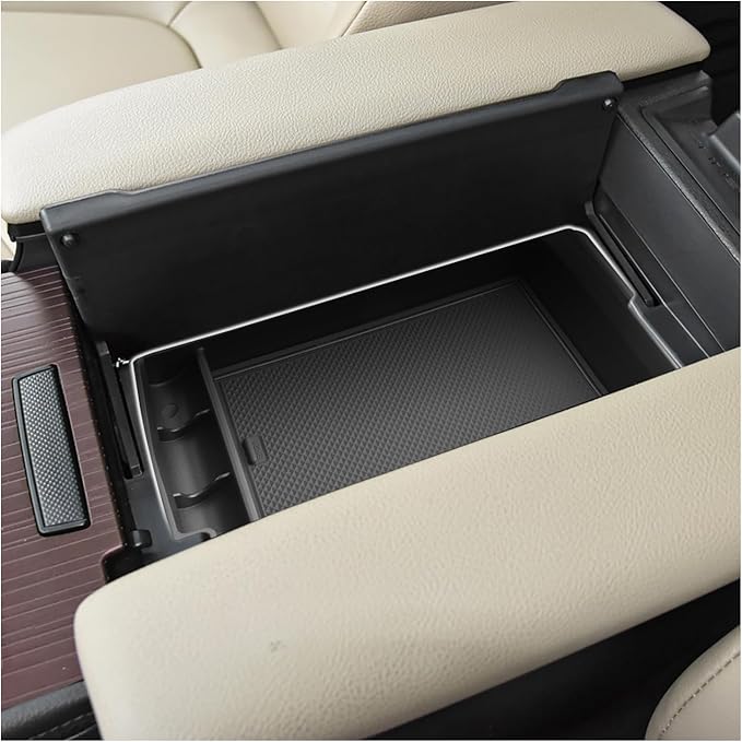 SXCY for 2025 2026 Toyota Sienna Center Console Organizer [Not for Console w/Cool Box] for 2021-2026 Toyota Sienna Accessories 2021-2026 Sienna Armrest Console Organizer 2024-2026 Sienna Console Tray