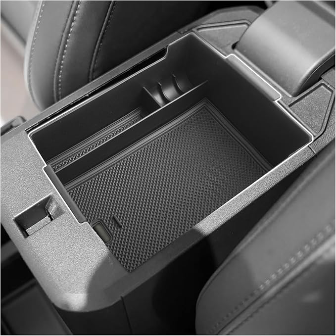 SXCY 2PCS for 2025 2026 Ford Maverick Armrest Organizer + Dashboard Organizer Tray for 2025 2026 Ford Maverick Accessories Console Tray 2025 2026 Maverick Behind Dash Center Console Organizer Tray