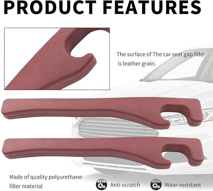 New Car Seat Gap Filler 2 Pack,Flexible Seat Gap Filler Strip to Avoid Dropping Items,Universal in Between Car Seats Catcher/Console Catcher for Cars Accessories Interior