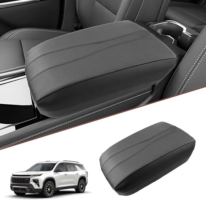 SKTU 2024 2025 2026 Chevy Traverse Center Console Cover for 2024 2025 2026 Chevrolet Traverse Armrest Cover 2024 2025 2026 Chevy Traverse Accessories 2024 2025 2026 Traverse Center Console Cushion
