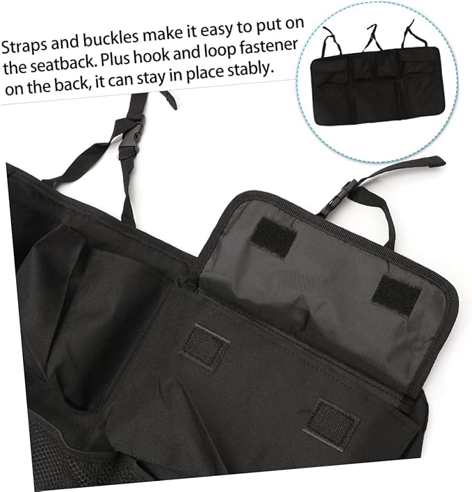 VICASKY Hanging Car Storage Organizer for Trunk 2pcs Backseat Car Organizer Pockets Tidy Auto Supplies Storage Bag