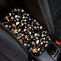 UNICEU Mushroom Rainbow Print Car Center Console Armrest Cushion Pad Auto Interior Decor Accessories Neoprene Armrest Box Protector Cover
