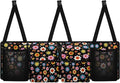 Colorful Hippie Flower Car Trunk Organizer and Storage, Large Capacity Backseat Hanging Storage with 4 Bag Car Accessories, Backseat Car Organizer Universal for Cars, Truck