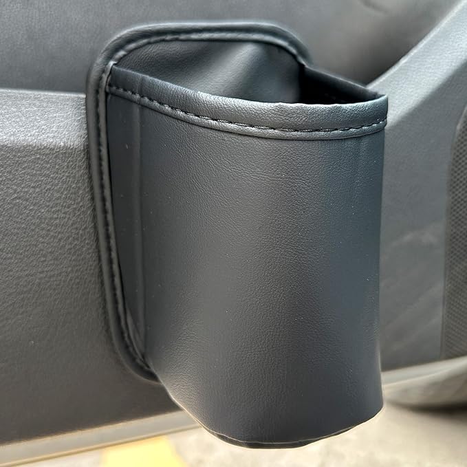 VOJKOREL Universal Door Water Cup Holder, car Multi-Function Storage Rack, car seat Back Beverage Holder, Suitable for Water Cups, Mobile Phones, Drinks, Coffee, etc.(Black)