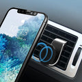 Magnetic Phone Mount for Car, 360°Adjustable Universal Cell Phone Holder for Car Air Vent Mount Fits 3-7 inch Mobile Phone and More Devices (Black)