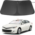 Windshield Sun Shade Custom Fit for 2013-2018 Toyota Avalon Accessories Foldable Sunshade Sun Blocker Protect Car from Sun Rays & Heat Damage Keep Car Cooler