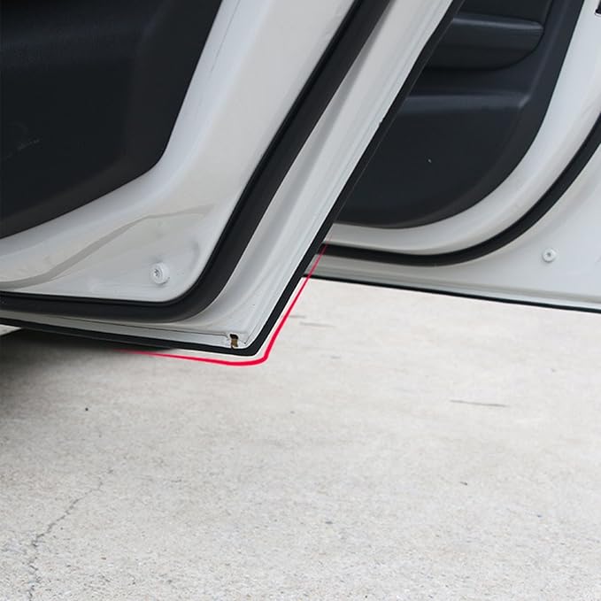Eytool Car Door Protectors Edge Guards,16Ft(5M) Car Edge Trim Rubber Seal Protector with U Shape Car Protection Door Edge Guard Fit for Most Car(Black)