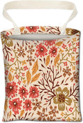 ABUIFDK Car Trash Can, Cute Car Trash Bag, Hanging Car Organizer and Storage Bag, Trash Bin for Car Accessories, Vehicle, Travelling, Camping Boho Floral