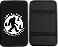 Bigfoot Vehicle Center Console Armrest Cover Pad,Bigfoot Car Accessories,Big Foot Car Middle Console Cushion Pad,Cars Armrest Mat Decor Sasquatch Gifts for Men Women Dad Grandpa