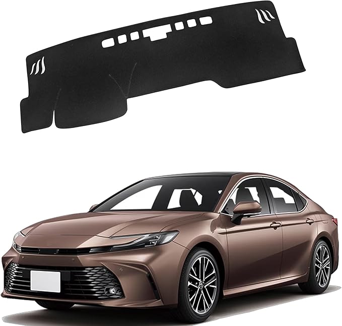 Dashboard Mat Cover for Toyota Camry 2025 Without HUD Nonslip Center Console Sunshield Glare UV Rays Protector Accessories