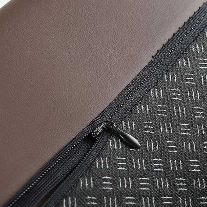 Car Armrest Box Pad for Honda Civic 2022-2025, Pu Leather Covers Arm Rest Cushion Protector Comfortable Center Console Decoration Accessories,32 * 20 * 5cm-White