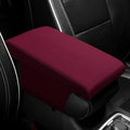 Car Center Console Cover,Universal Memory Foam Car Armrest Pad,Car Interior Accessory for Women Men,Armrest Cover Protector for Cars,Vehicles,SUV Wine Red