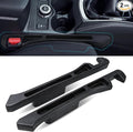Clapery 2025 Car Seat Gap Filler with 2 Storage Areas, 2 Pack Multi-Function Car Side Seat Gap Filler for Prevent Items Falling, 3in1 Gap Stopper Universal Fit Car SUV Truck(Black)