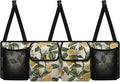 Retro Lemon Trunk Organizer for SUV Back Seat Car Hanging Cargo Storage Bag 4 Pockets Car Accessories for Women Interior