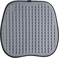 Cooling Gel Car Seat Cushion, Ice Silk Non-Slip Car Front Seat Cushion Pads, Thin Breathable Seats Protector Pad, Universal Auto Interior Seats Cooler Accessories for Long Driving (Grey)