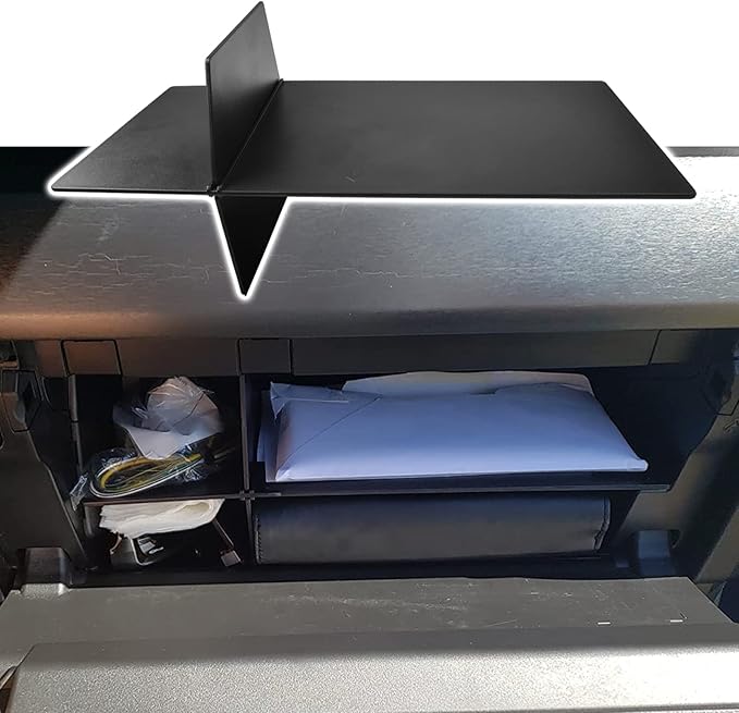 RUNROAD Glove Box Organizer Dividers Compatible with Toyota 4Runner 2010 2011-2022 2023 2024 and for 2010-2023 Lexus GX 460 Accessories, Insert ABS Glove Compartment