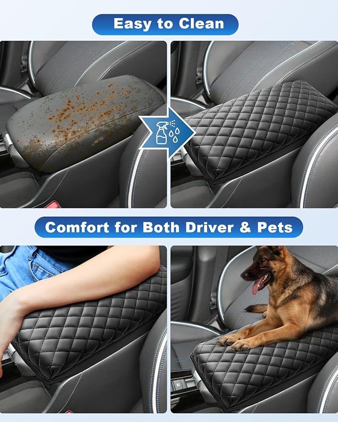 CDEFG for 2026 Honda HR-V Center Console Cover for 2026 Honda HR-V HRV (Sport,EX-L,LX) Accessories Armrest Cover Middle Console Pad Car Arm Rest Protector