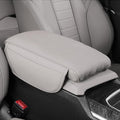 for Corvette C7 Stingray/C7 Grand Sport/C7 Z06 2013-2019 Center Console Protector Pad Car Armrest Cushion PU Leather Waterproof Centre Console Armrest Cover,C-33 * 21cm