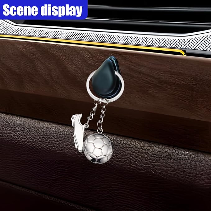 Car Sticky Hooks, Multifunctional ABS Mini Vehicle Dashboard Backseat Hanger with Self-Adhesive Backing, Auto Interior Hanging Organizer Accessories for Key Mask Earphone USB Cable (8PCS)