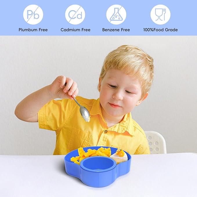 Car Seat Snack Tray for Kids: Kids Car Seat Tray with Cup Holder, Toddlers Road Trip Essential, Travel Snacks Food Plate for Stroller, Boosters with a Cup Holder 1PCS (Blue)