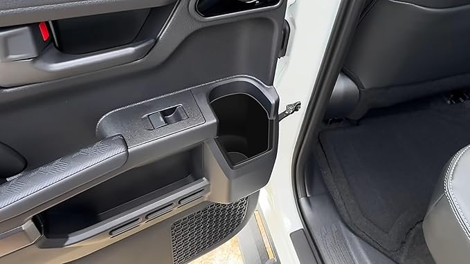 SXCY for 2025 2026 Toyota 4Runner Rear Door Cup Holder Insert 2025 2026 4Runner Accessories Silicone Cup Holder Limiter for 2026 Toyota 4Runner Console Drink Holder Adapter Non-Slip Drink Stopper