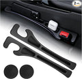 2-in-1 Car Seat Gap Filler Organizer & Car Coasters for Cup Holders Set,New Cars Seat Gap Plug with Storage Slot,Universal in Between Cars Seats Catcher Fit for Trucks SUVs